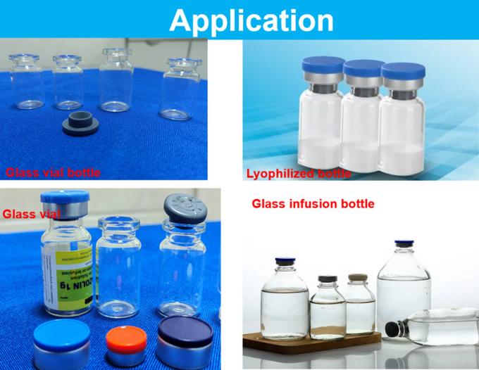 13mm 20mm 28mm Grey Red Blue Medical Butylrubber Stopper Closures for Lyohilized Glass Vial