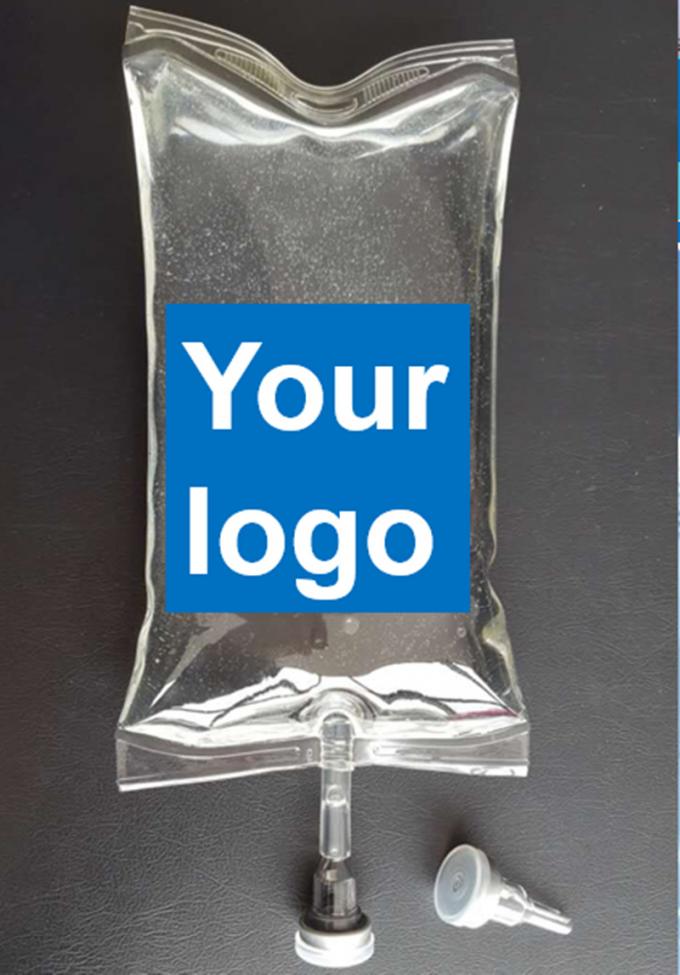 Good Price Medical PVC Empty IV Infusion Bag Single Port Double Ports with Stopper
