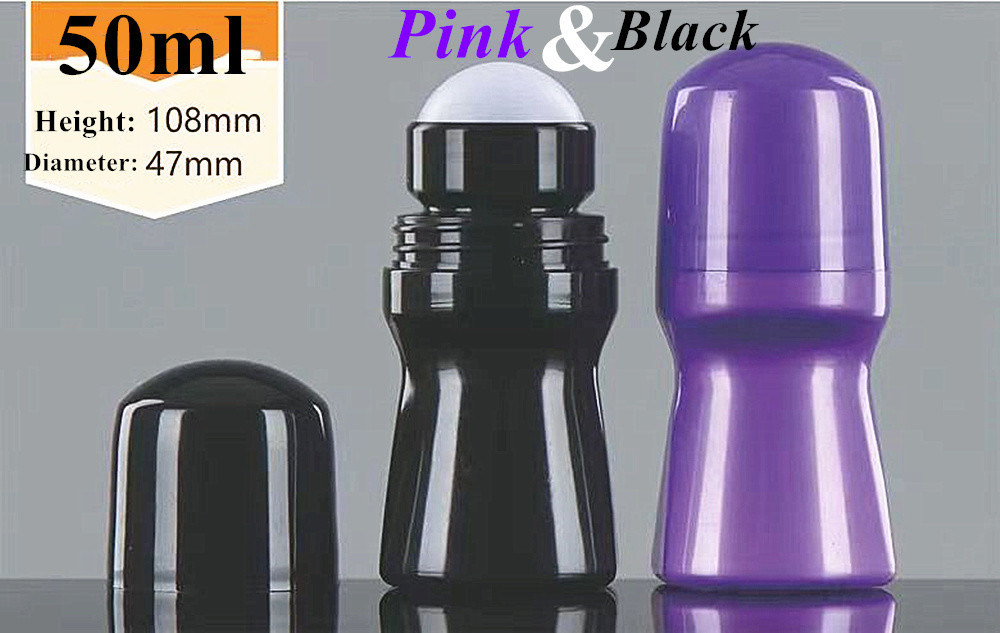 30ml 50ml 60ml 100ml PE пластиковый ролик на дезодоранте бутылка ролик ароматный корпус бутылка антиперспирантный ролик на бутылке