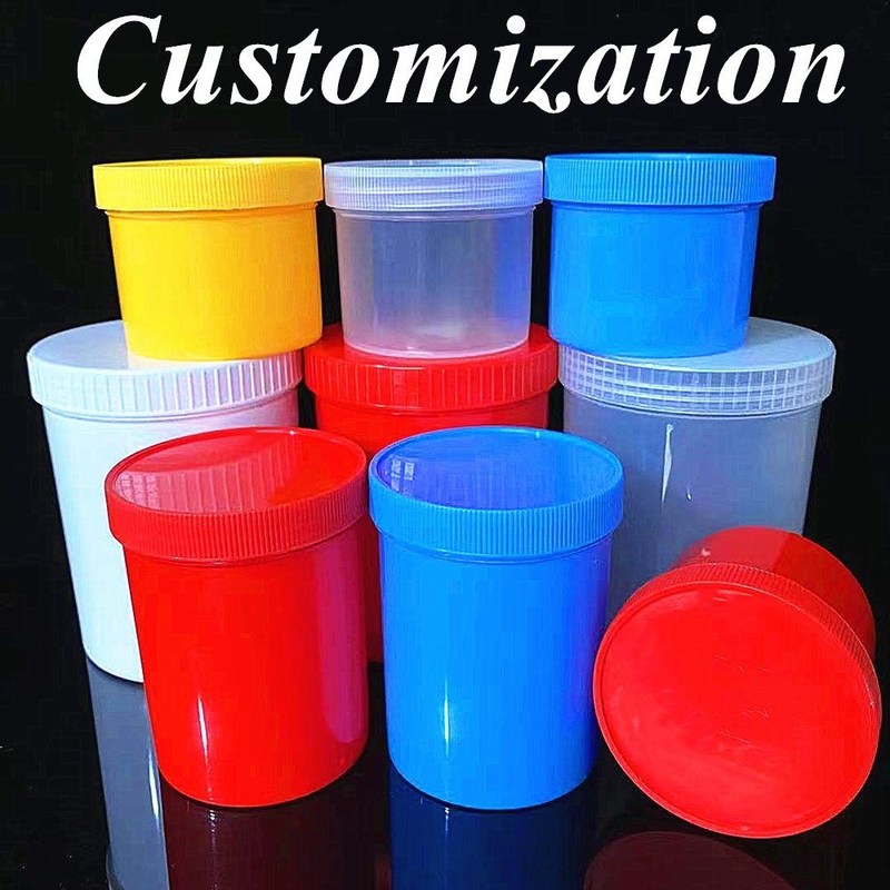 250 мл 500 мл 950 мл Косметическая крема для лица банка для волос для глаз банка для крема для тела банка для крема пустой контейнер для крема PP Пластиковая косметическая банка