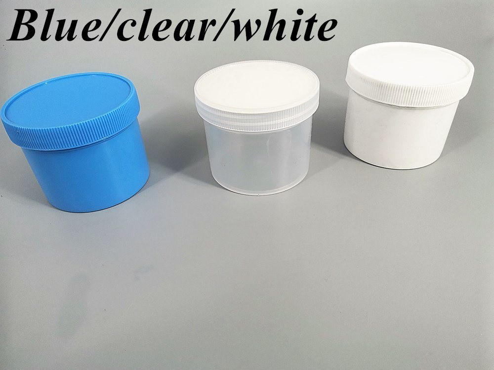 Cosmetic Packaging 150g 250g 500g 1000g Empty Cream Container PP cosmetic hair conditioner Jars with Screw Lid