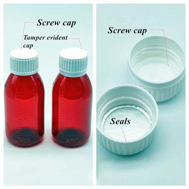 100 мл 120 мл 150 мл коричневая жидкая бутылка для перорального приема сиропа бутылка для лекарств для домашних животных пластиковая бутылка сиропа для кашля с защитной крышкой