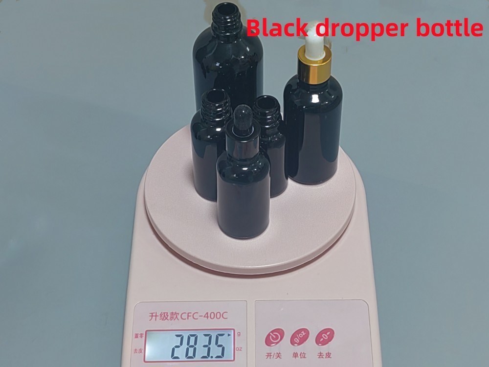 10 мл 15 мл 20 мл 30 мл 50 мл 100 мл Блестящее черное эфирное масло Косметическая стеклянная капельная бутылка