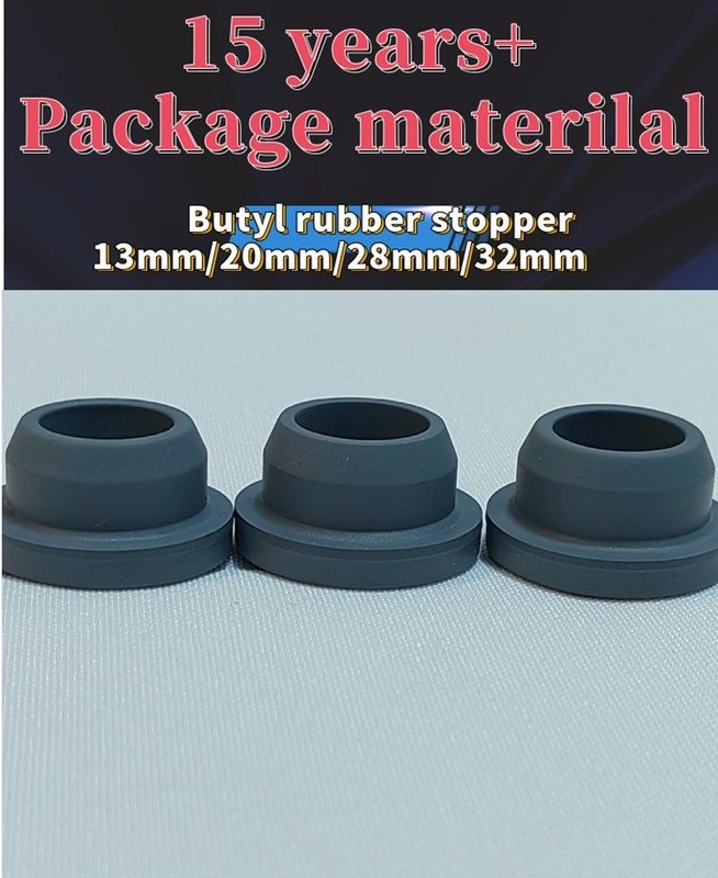 13mm 20mm 28mm 32mm Синий Кремниевый Медицинский Стекло Инъекционные Закрытия Флаконов Фармацевтические Бутиловые Резиновые Затворы