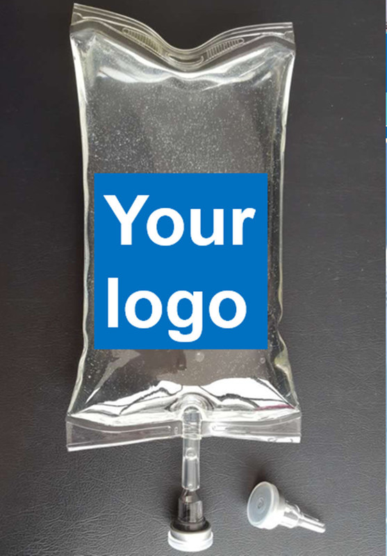 250 мл 500 мл Соединенный PVC инфузионный пакет Большой объем одноразовый внутривенный жидкостной под давлением