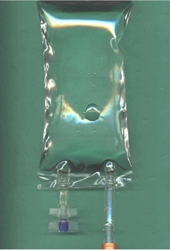 250 мл 500 мл Соединенный PVC инфузионный пакет Большой объем одноразовый внутривенный жидкостной под давлением