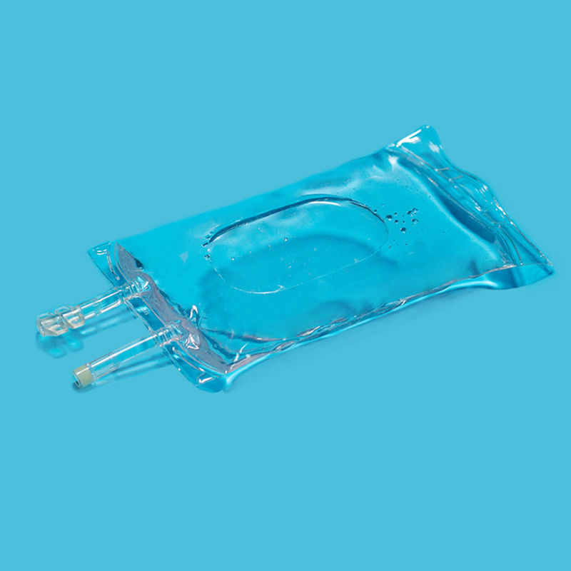 100 ml 250 ml 500 ml однопортный двойной портный медицинский PVC пустой инфузионный пакет с пробкой