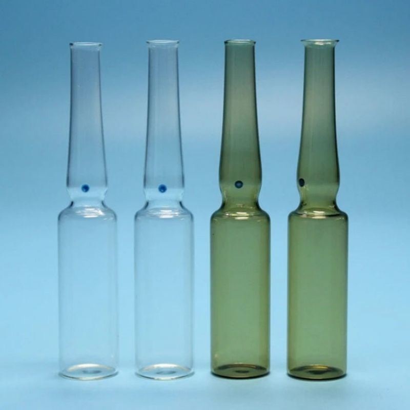 2 мл 5 мл 10 мл Пустые стандартные боросиликатные стеклянные ампулы USP Прозрачные и янтарного цвета для инъекционной медицины пенициллином