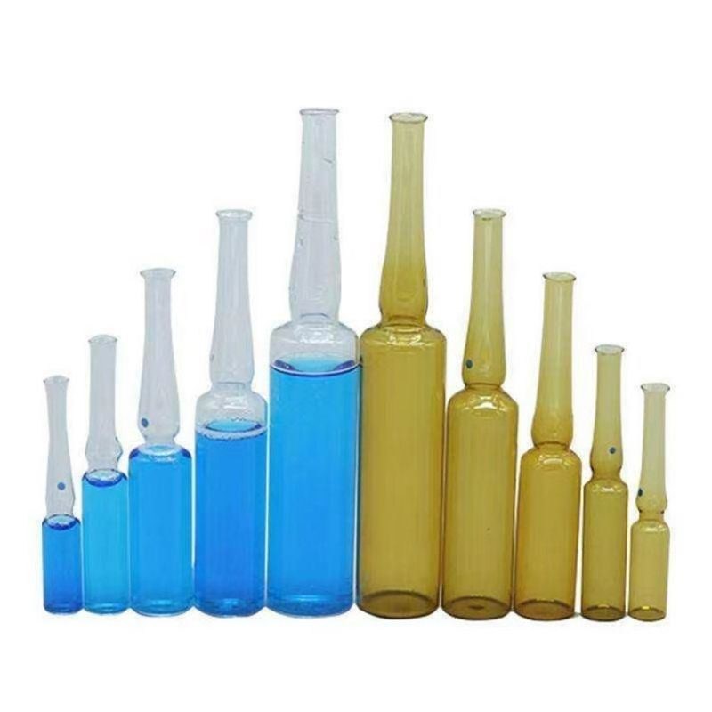 2 ml 3 ml 5 ml 10 ml 20 ml прозрачная антивозрастная сыворотка для ухода за кожей Янтарная инъекционная пустая стеклянная ампула для инъекций