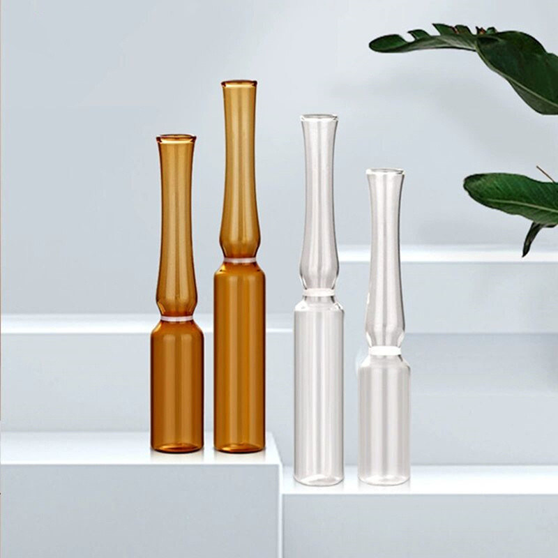 Стеклянные ампулы для антибиотиков 10 мл янтарный стандарт USP Прозрачные формованные стеклянные ампулы для инъекций