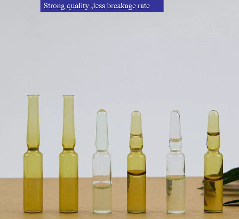 1 мл 2 мл 5 мл 10 мл YBB USP пустые ампулы из боросиликатного стекла для инъекций Прозрачная ампула из янтарного стекла для Pharmac