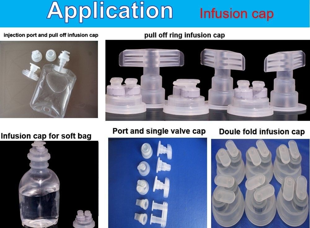 30mm 32mm Pull Ring Single Port Infusion Euro Head Cap для непВХ инфузионных пакетов для инфузионных пакетов