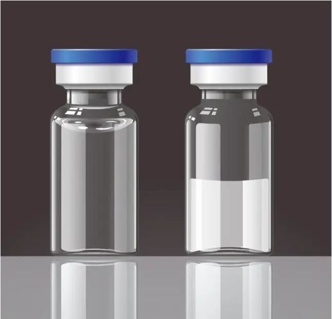 2 ml 5 ml 7 ml Стеклянный флакон для сушки на заморозке Фармацевтическая трубчатая вакцина Прозрачные янтарные стеклянные флаконы с алюминиевой крышкой