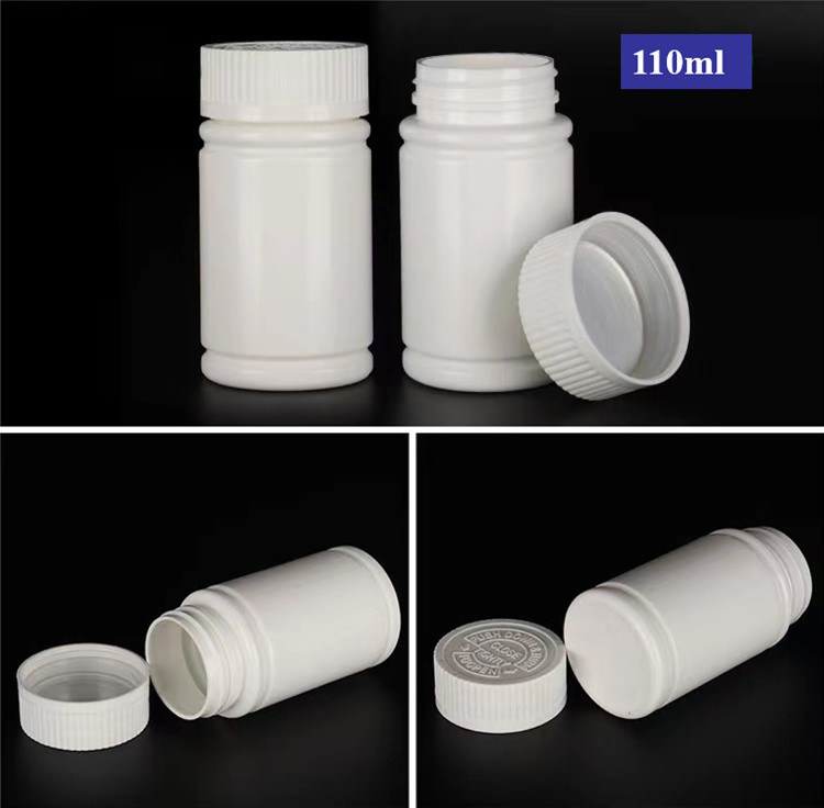 Пустой широкий рот 100 мл 150 мл Белый пластик ПЕ Фармацевтическая таблетка Капсула Контейнер Медикаменты Витамины флакон лекарства