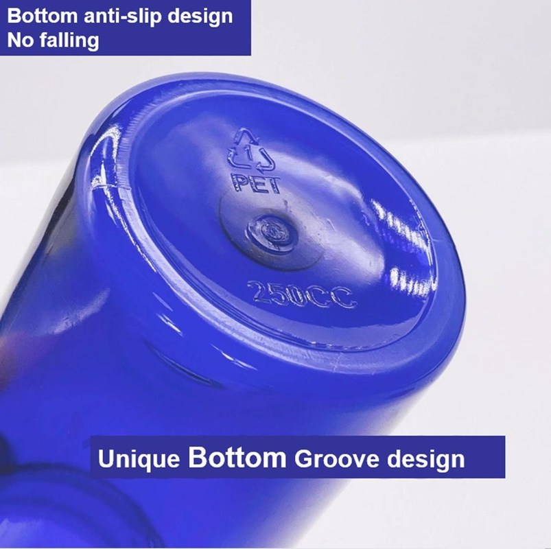 Фармацевтические препараты 100 мл 120 мл 175 мл Синий ПЭТ Пластиковые таблетки Капсулы Бутылка Медицинское обслуживание таблетки лекарства Бутылка с винтовой крышкой