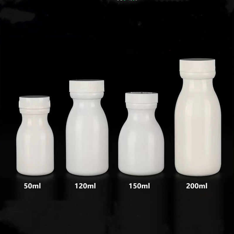 50 мл 120 мл 150 мл Пустой белый HDPE таблетки Контейнер Медикаменты Витамины Капсулы таблетки Хранение Пластиковые препараты Бутылка HDPE M