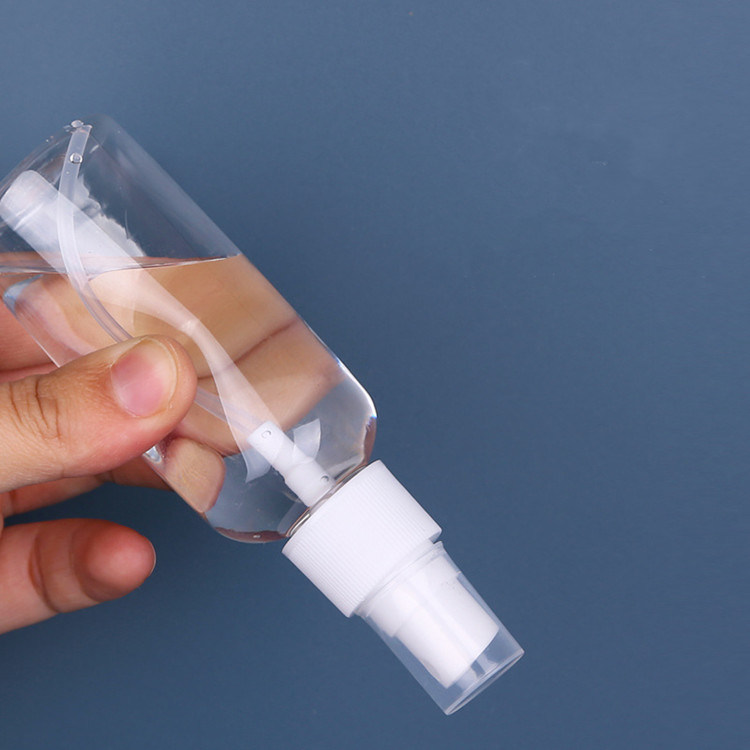 60 мл 100 мл Круглая форма Маленькая PET пластиковая бутылка для распыления l 50 мл косметическая PET прозрачная бутылка для распыления для мытья рук