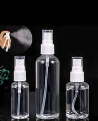 косметический 30ml 50ml 60ml 100ml 120ml круглый пустой ПЭТ тонкий туман пластиковый спрей бутылка для парфюмерии тонкий туман Спрей бутылки