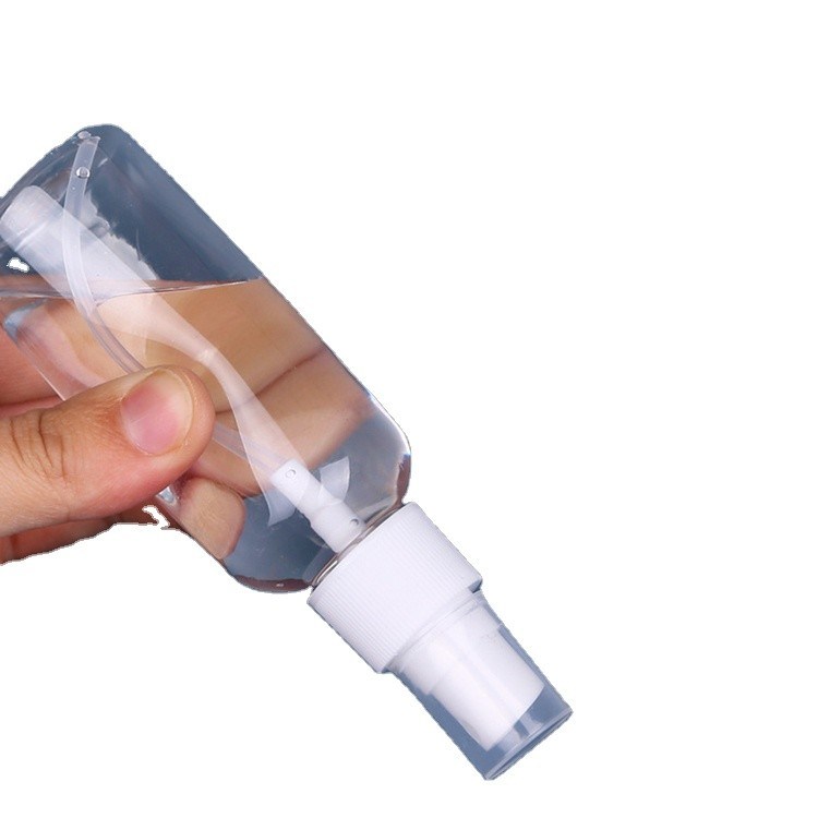 50 мл 60 мл 100 мл ПЭТ пластиковый спрей тонкий туман парфюм дезинфицирующий препарат алкоголь портативные косметические пластиковые бутылки с распылителем