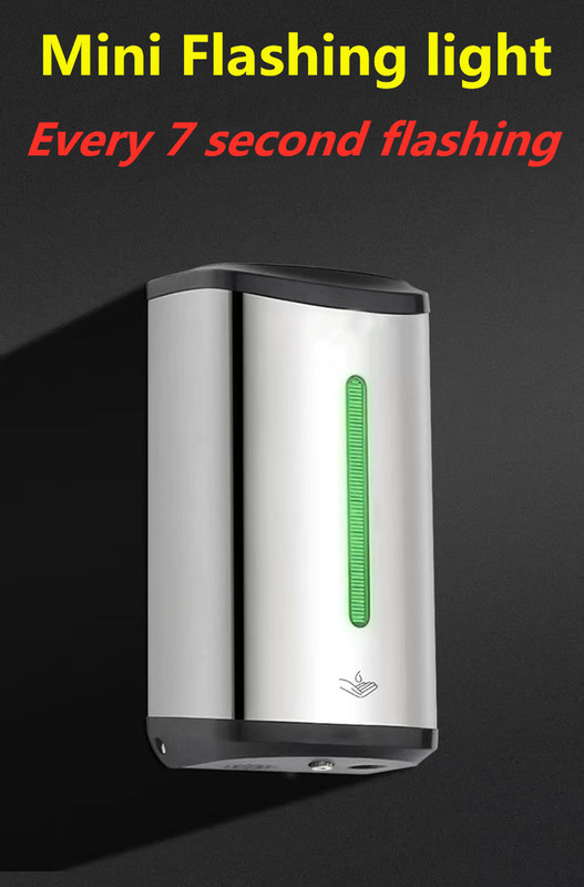 Чистая комната Ванная комната Ручная стирка Неприкосновенная нержавеющая сталь 304 Автоматический 800 мл Сенсор Мыло Алкоголь Спрей Стерилизатор рук